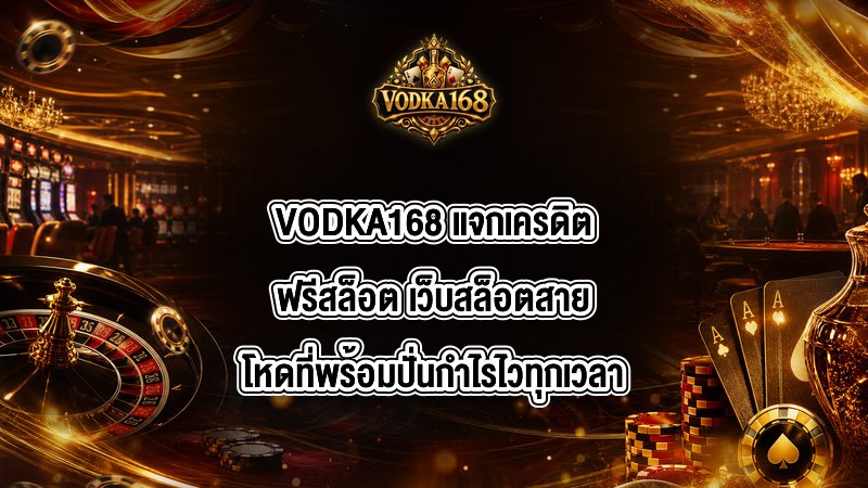 VODKA168 แจกเครดิตฟรีสล็อต